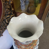 Large Chinese Porcelain 36" tall x 12" at top x 15" at middle