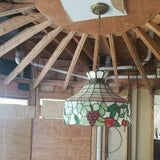 Stained glass Fruit chandelier