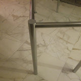 Mid Century Modern Milo Baughman ATTRIBUTED Chrome and Glass Console table
