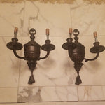 Pair of Antique E.F. Caldwell Classical Sconces