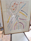 Mid Century Modern Abstract Watercolor