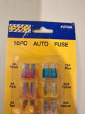 10 pc Assorted Auto Fuse FCP #27048