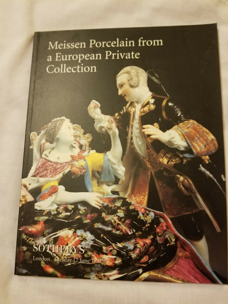 Sotheby's London auction catalog Meissen Porcelain from a  Private Collection - Diamonds Sapphires Rubies Emeralds