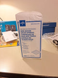 Medline Non-Sterile Non-Woven Gauze Sponges 4" Square 200 Count REF NON25444