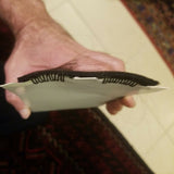 Dark Brown 10" Piece Hairpad Hairpiece 100% Remy Human Hair Clip Side Patches