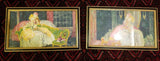 Pair Of Signed Framed French Themed Paintings