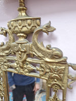 Antique Brass Mirror Hand Made