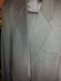 Evan Picone men's size 40 suit gray pinstripe Cashmere Blend Inseam 30 - Diamonds Sapphires Rubies Emeralds