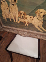 Antique Painting Dog American Masterpiece