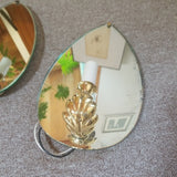 Mid century Modern Pair of Mirrored Sconces