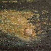 Antique nocturnal Moon River Painting