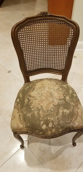 Dining Room Lattice Back Chairs Upholstered by ABC Carpet of NYC - Diamonds Sapphires Rubies Emeralds