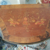 Wooden Irregularly Shaped Wooden  Commode