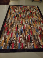 Hair On Cowhide Patchwork Rug