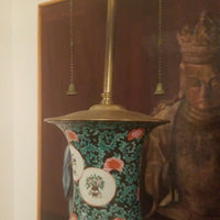 Antique Chinese Porcelain 100 Years Old Lamp