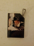 Key Chain with Picture of The Lubavitcher Rebbe and The Travelers Prayer