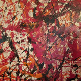 Vintage Oil Drip 60 Years old Painting