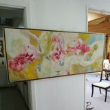 A Large Museum Quality Abstract Mid Century Modern Abstract Painting Art