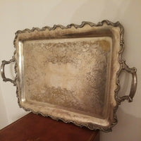 "Joanne" Webster Wilcox International Silver #7291 Serving Tray, 24" x 15"