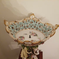 A Palace Antique European Porcelain Centerpiece over 100 years old