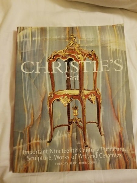 Christie's East auction catalog important 19th century furniture  and sculpture - Diamonds Sapphires Rubies Emeralds