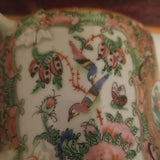 Antique Chinese Porcelain Tea Pot Rose Mandarin Canton