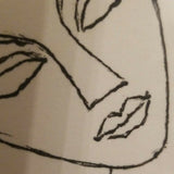 Vintage Mid Century Modern Nude Etching Signed Limited Edition