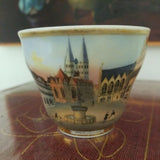 Antique Austrian Architectural Porcelain Cup