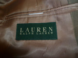Beige Lauren by Ralph Lauren Sport Coat Size 40 Regular - Diamonds Sapphires Rubies Emeralds