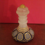 Antique Crystal Overlay Opaline Perfume Bottle