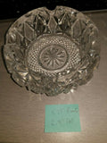 3 Crystal Ashtrays Possibly Bohemian