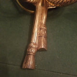 Pair Of Mid Century Modern Gilt  Sconces