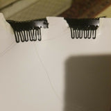 Dark Brown 10" Piece Hairpad Hairpiece 100% Remy Human Hair Clip Side Patches