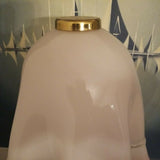 Mid century Modern Designer Venetian Handkerchief Lamp Pink