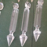 Antique Collection of Crystal Prisms Lustres