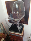 Mid century Modern Designer Sculptural Lucite Petite Chair
