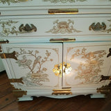 White Lacquer Antique Chinese Commode