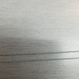 14 Karat White Gold 1.2 MM Adjustable Cable Chain With Heart  With Lobster Clasp