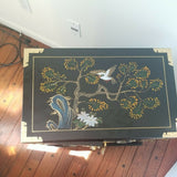 Chinese Black Lacquer Commode