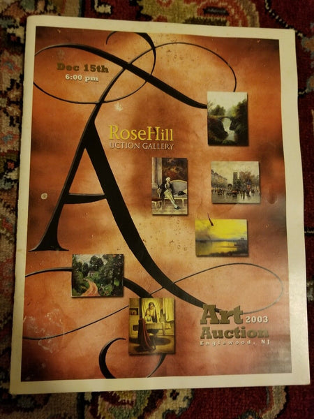 Rose Hill auction gallery December 15, 2003 auction