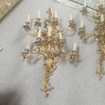 Pair of Massive Palace French Antique Sconces