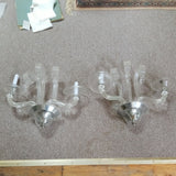 Pair Of Vintage Venetian Glass Sconces