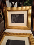 Pair Of Vintage Gilt Gold Leaf Picture Frames  13.5" X 11.5" #9708