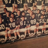 Vintage 1968 Yale University Football Undefeated Team Photo Artistic #91008