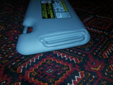 DEFECTIVE! LEFT DRIVERS SIDE GRAY ORIGINAL SUN VISOR TOYOTA HIGHLANDER 2008-2013