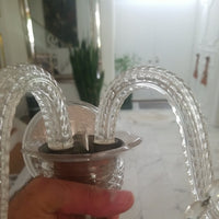 Antique Unsigned Waterford Crystal Sconce