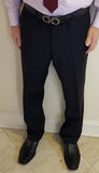 Joseph Bach Slim Fit Black Suit 100% SuperFine Australian Wool Size 42 (32waist) - Diamonds Sapphires Rubies Emeralds