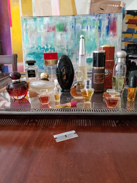 Picasso van cleef arpels Dior vintage perfume bottle lot collection Of 19 Pieces