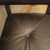 Classic Modern Mid century Style Leather Wide Chair