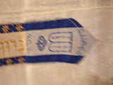 Kosher Tallit Prayer Shawl Tsit Tsit with Stripes Size 29" X 35" USED